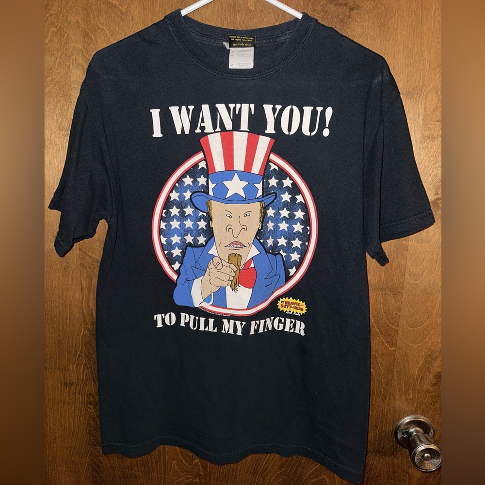 Beavis and Butthead 4th of July t-shirt men’s medium